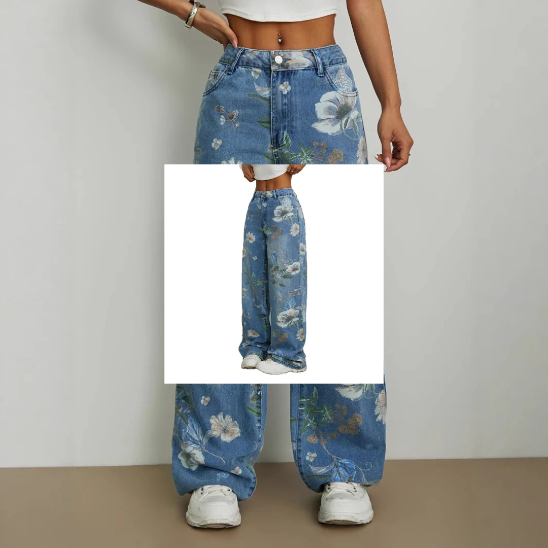 Street Trend Loose Straight Leg Wide Leg Pants