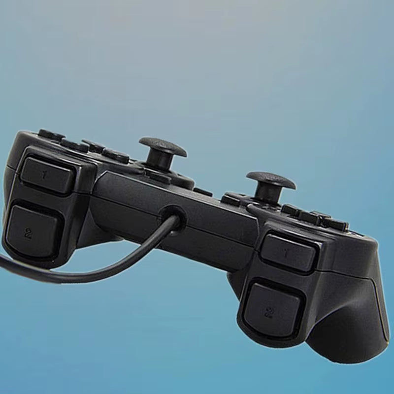 Vibration Joystick Wired USB PC Controller for PC Computer Laptop for Winxp/Win7/Win8/Win10 for Vista Black Gamepad