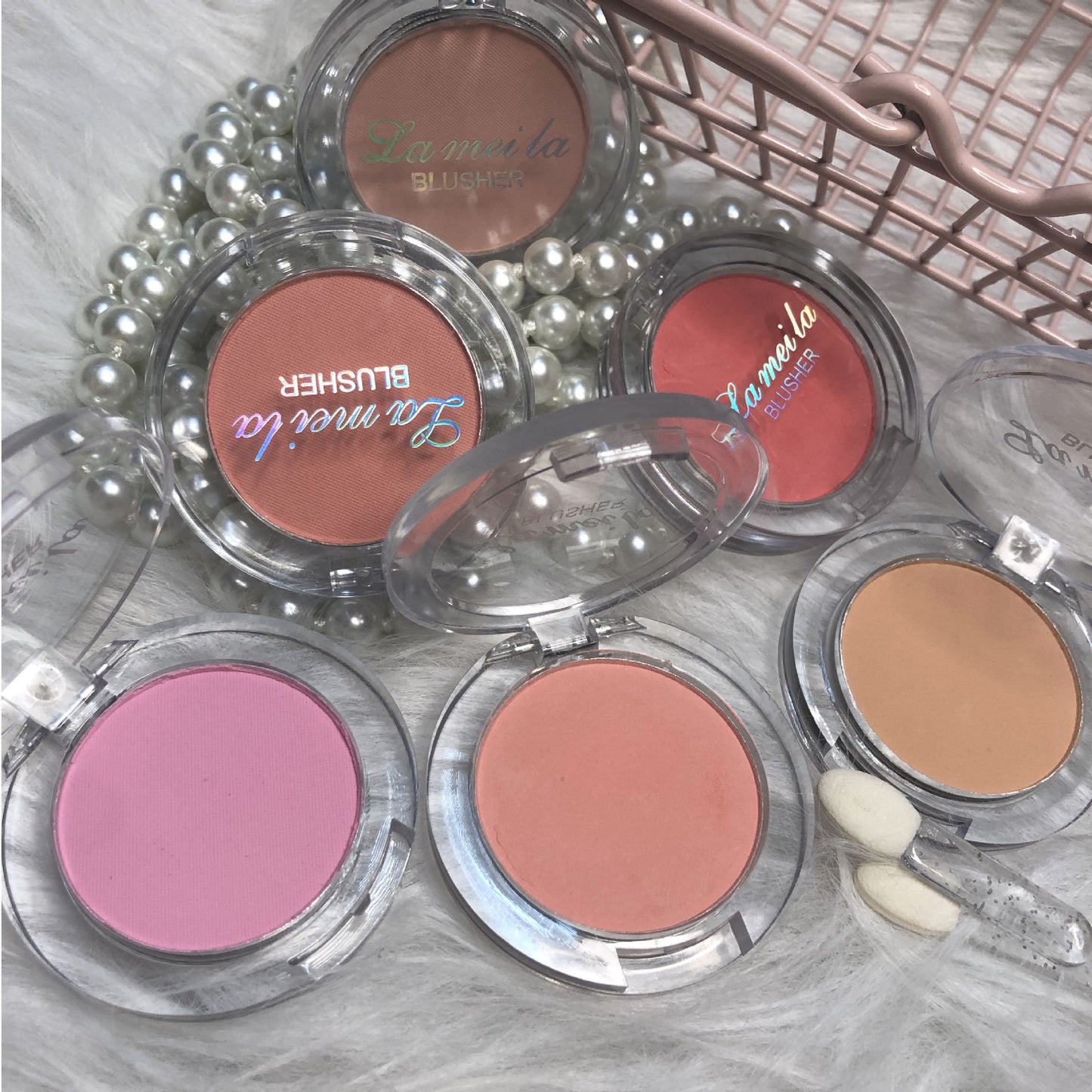 Brightening Color Rendering Long-lasting Natural Delicate Rouge Contour Compact