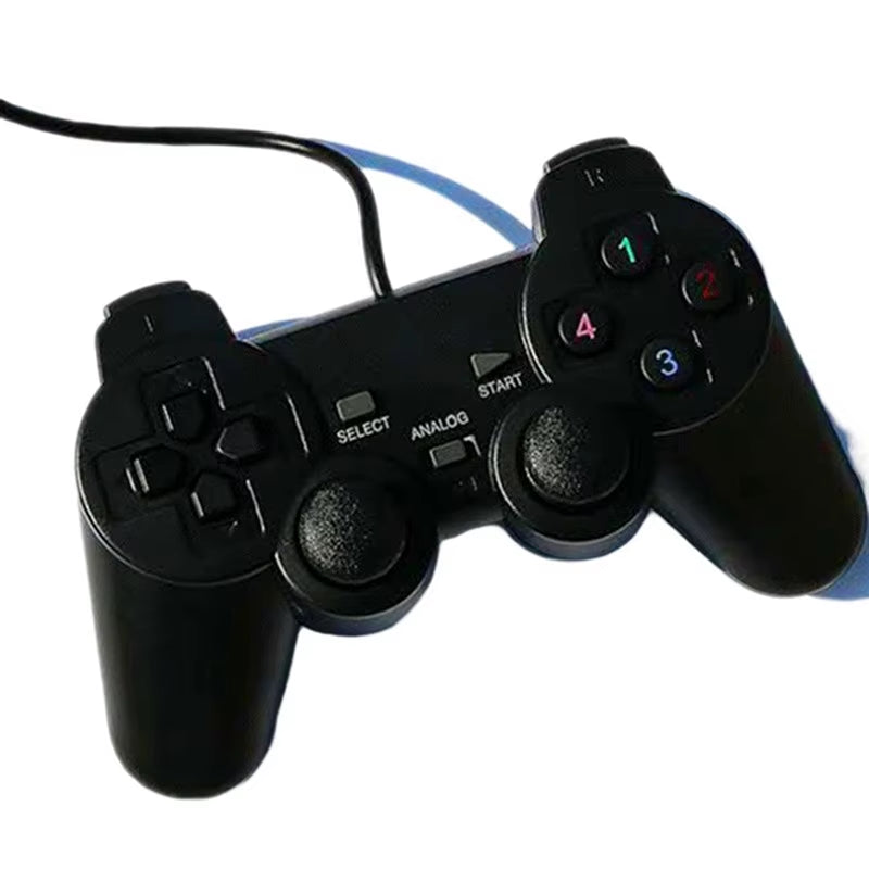 Vibration Joystick Wired USB PC Controller for PC Computer Laptop for Winxp/Win7/Win8/Win10 for Vista Black Gamepad