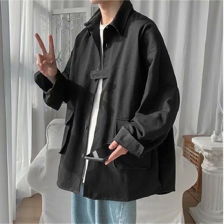 Men's Loose Jacket Casual Top