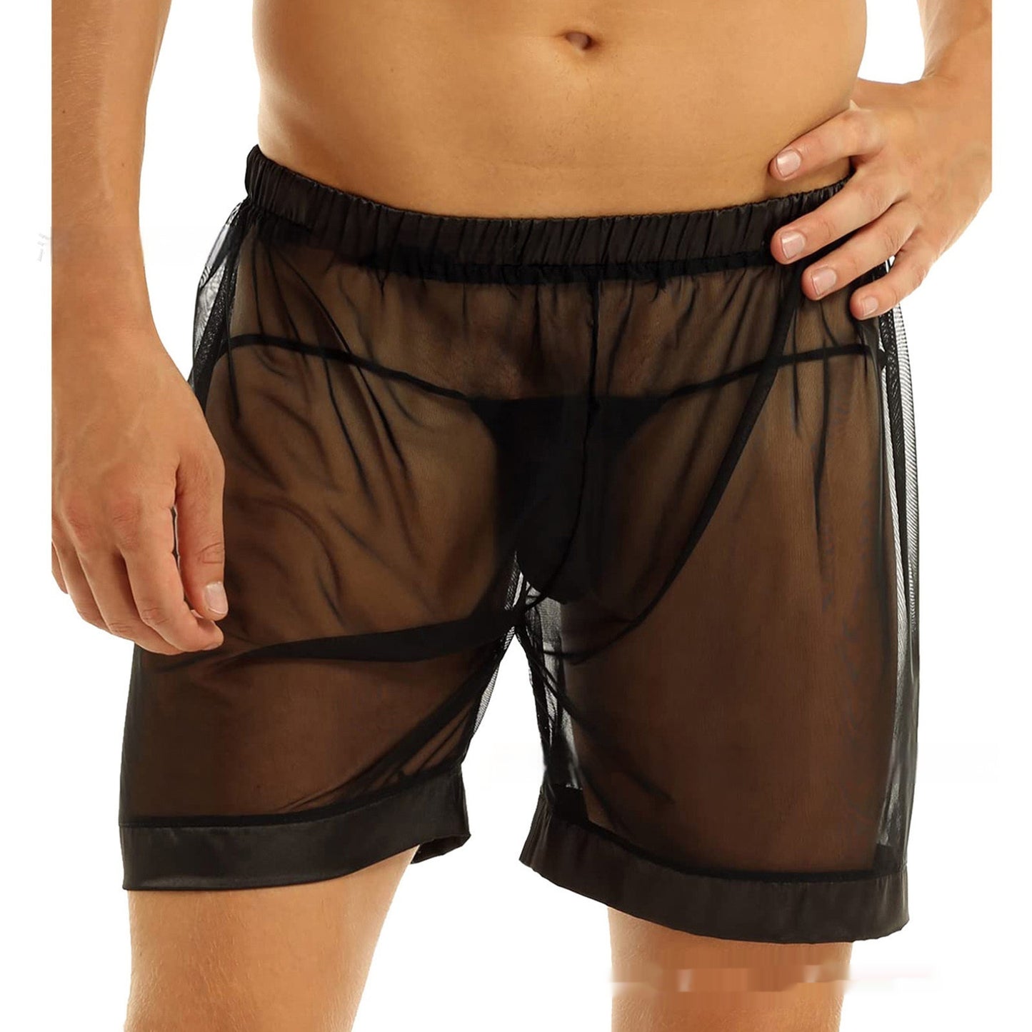 New European And American Men's Mesh Shorts