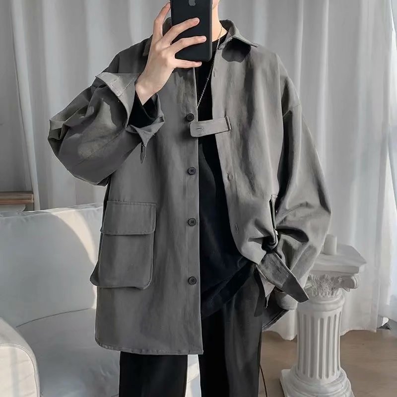 Men's Loose Jacket Casual Top