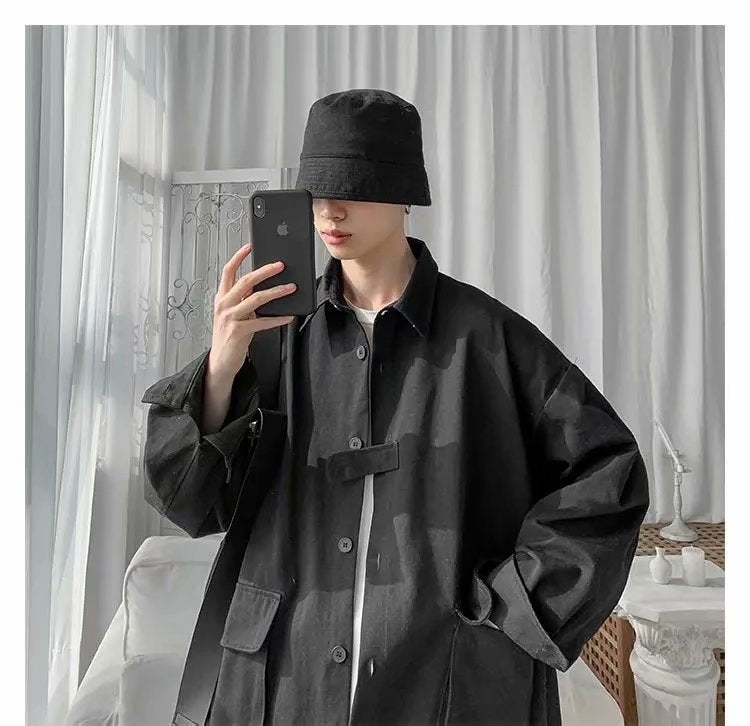 Men's Loose Jacket Casual Top