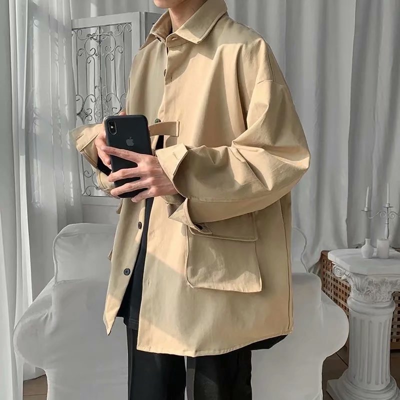 Men's Loose Jacket Casual Top