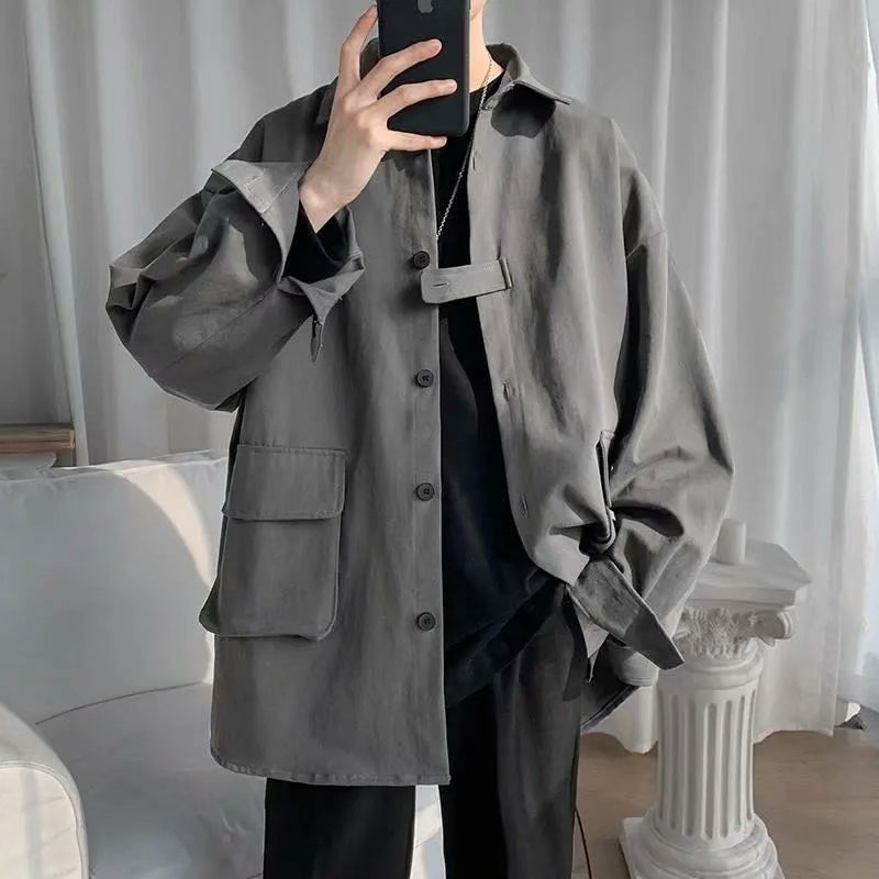 Men's Loose Jacket Casual Top