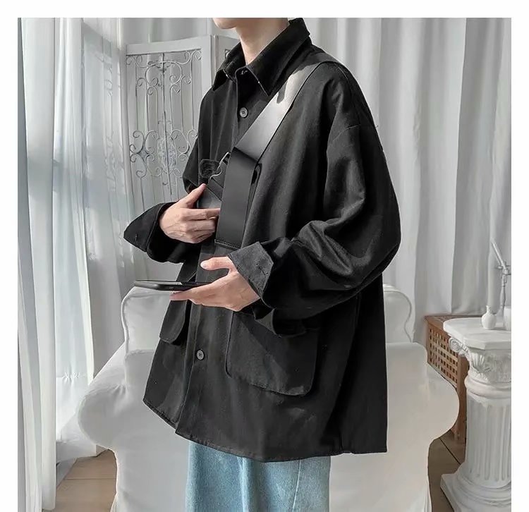 Men's Loose Jacket Casual Top
