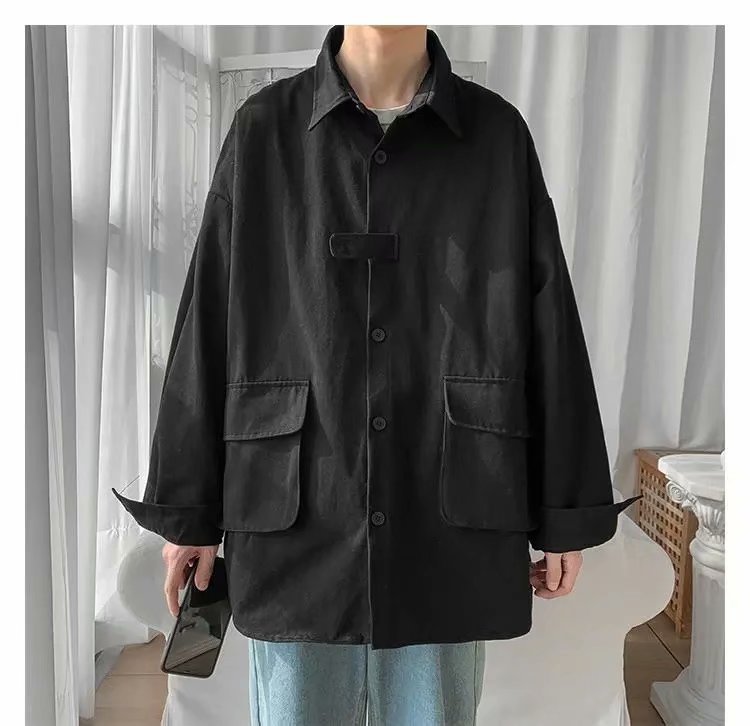 Men's Loose Jacket Casual Top