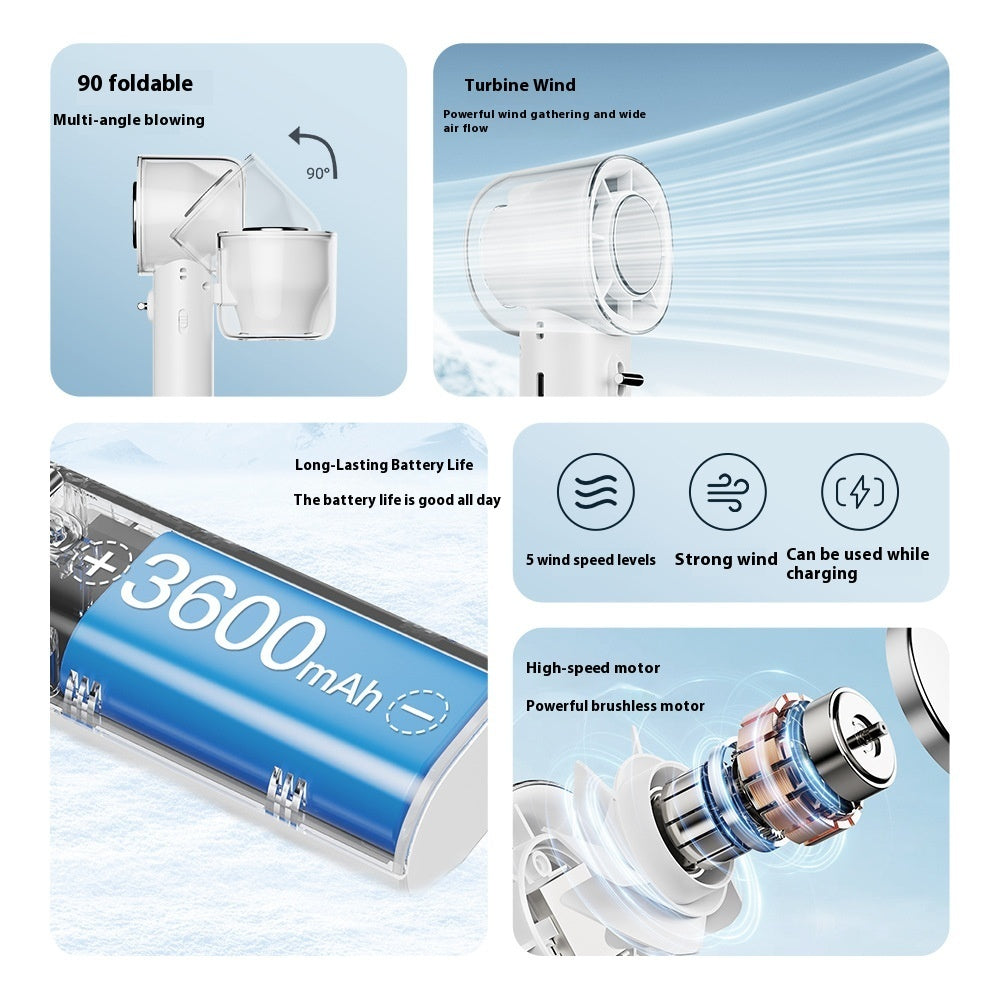 High-speed Fan Refrigeration Handheld Fan