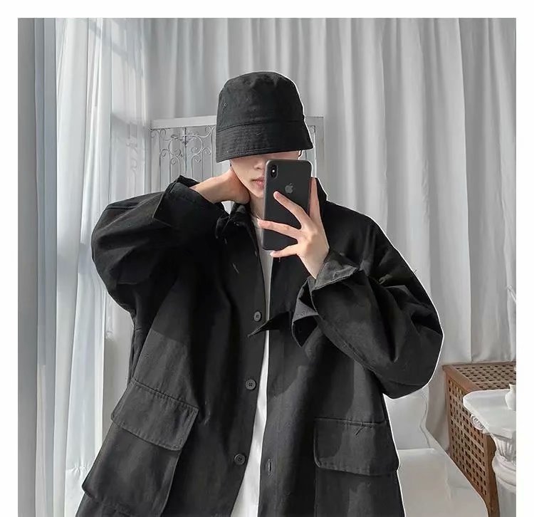 Men's Loose Jacket Casual Top