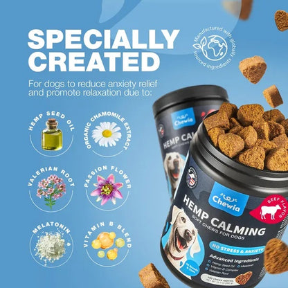 Hemp Calming Chews for Dogs