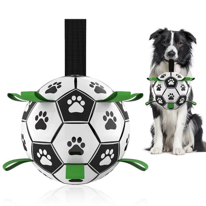 Interactive Dog Football Toy – Inflatable Soccer Ball for Dogs