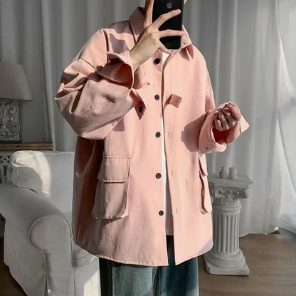 Men's Loose Jacket Casual Top