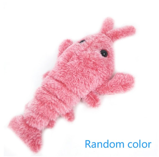 USB Rechargeable Jumping Shrimp Cat Toy