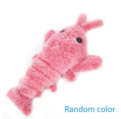 USB Rechargeable Jumping Shrimp Cat Toy