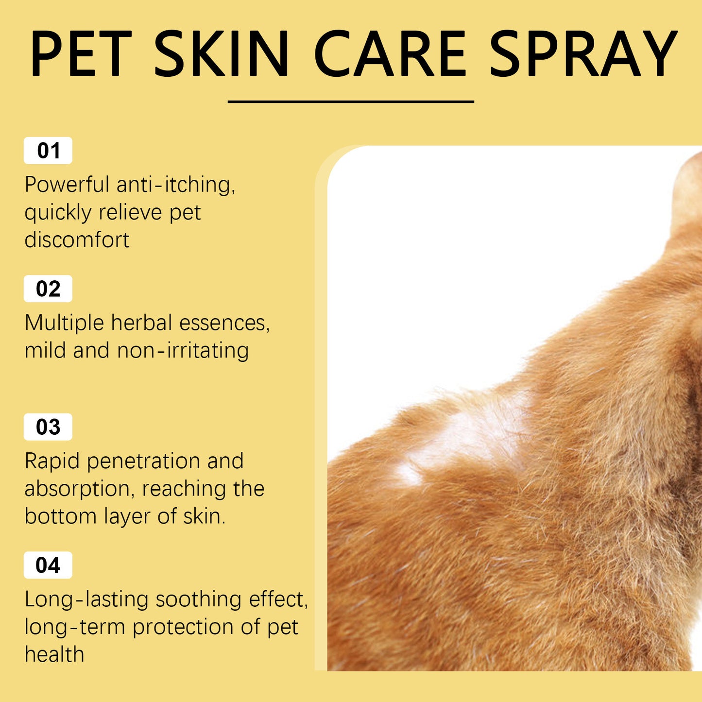 Pet Skin Spray Itch Relief – 30ml Gentle Care for Dogs