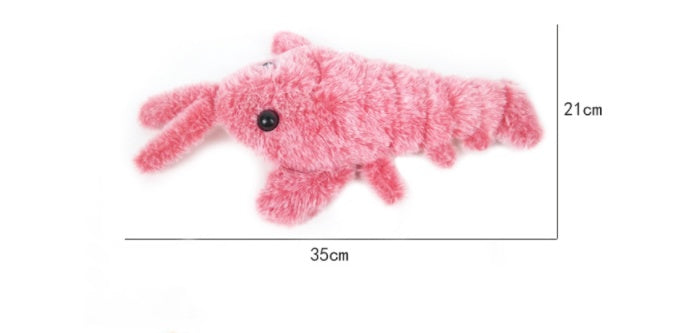 USB Rechargeable Jumping Shrimp Cat Toy