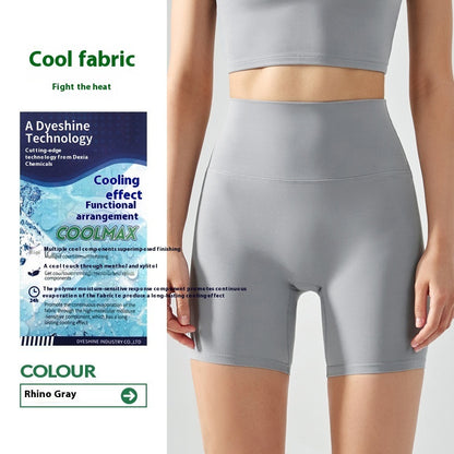 Four-point Yoga Shorts Summer High Waist Seamless Fitness Exercise Tight Cycling