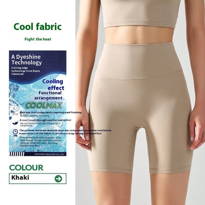 Four-point Yoga Shorts Summer High Waist Seamless Fitness Exercise Tight Cycling