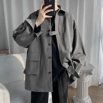 Men's Loose Jacket Casual Top