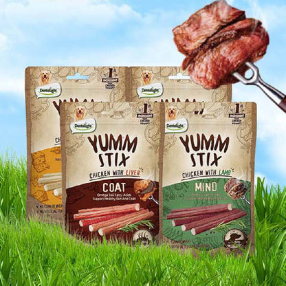 Pet Puppy Vitamin Chicken Emulsion Strips – 50g Bag (Beef Flavor)