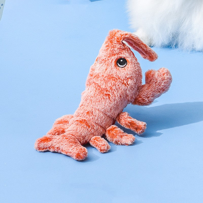 USB Rechargeable Jumping Shrimp Cat Toy