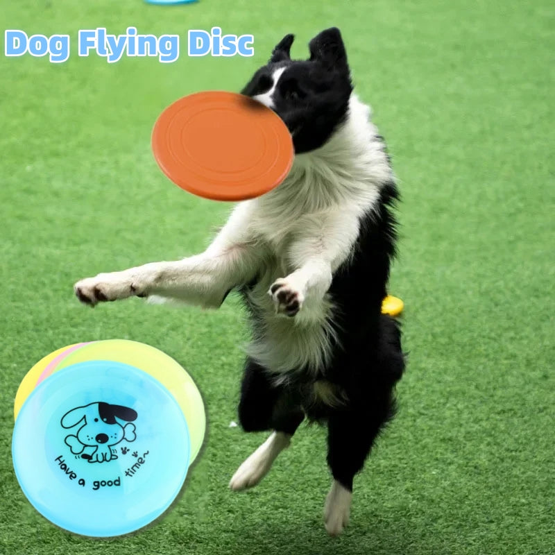 Silicone Flying Saucer Dog Toy – Durable, Fun Disc for Training & Play
