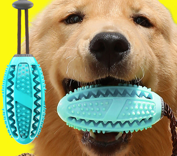 Dog Suction Cup Tug Toy with Leaking Ball