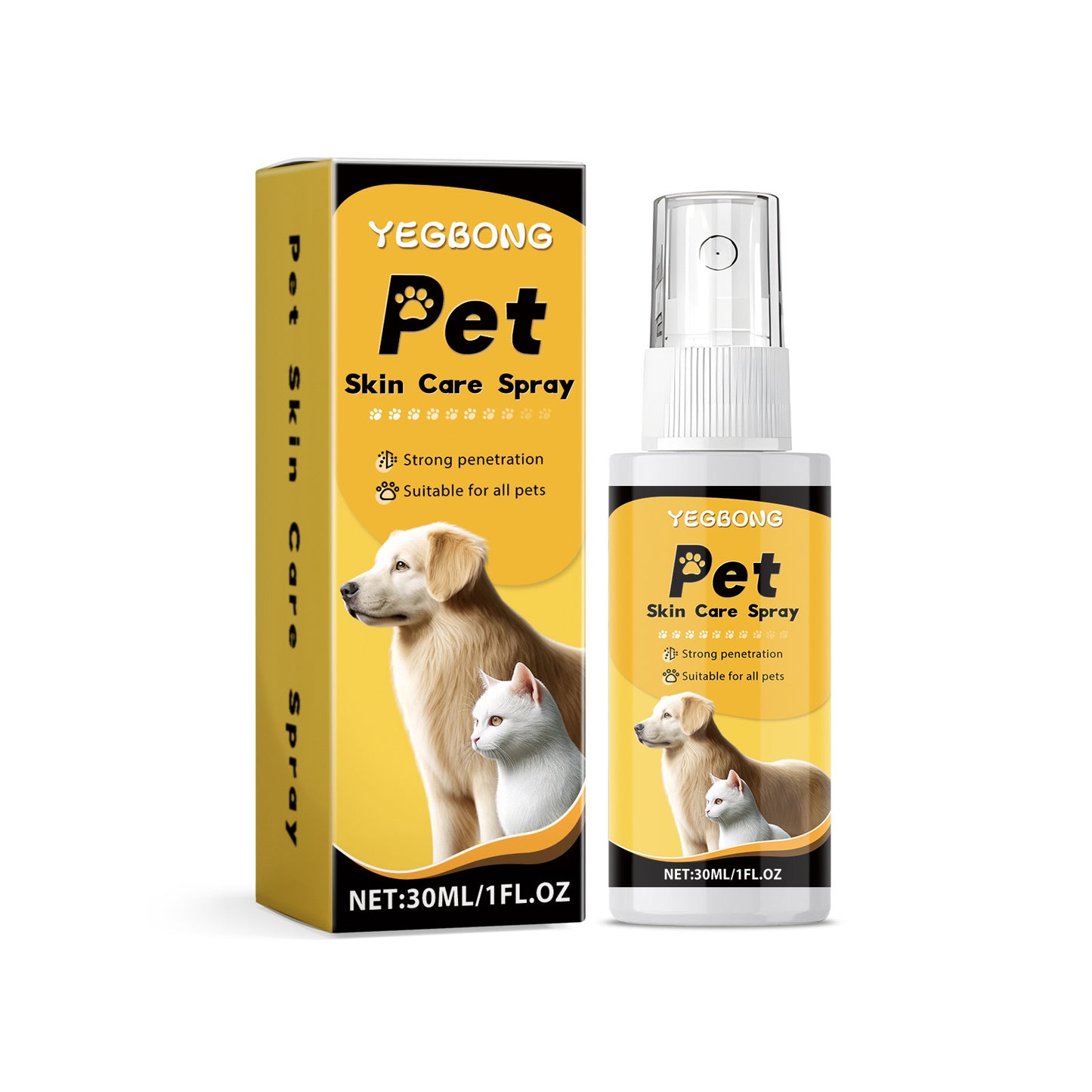 Pet Skin Spray Itch Relief – 30ml Gentle Care for Dogs